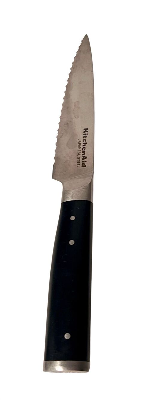 KitchenAid 5.5" FORGED Serrated UTILITY Knife Made from JAPANESE Stainless Steel